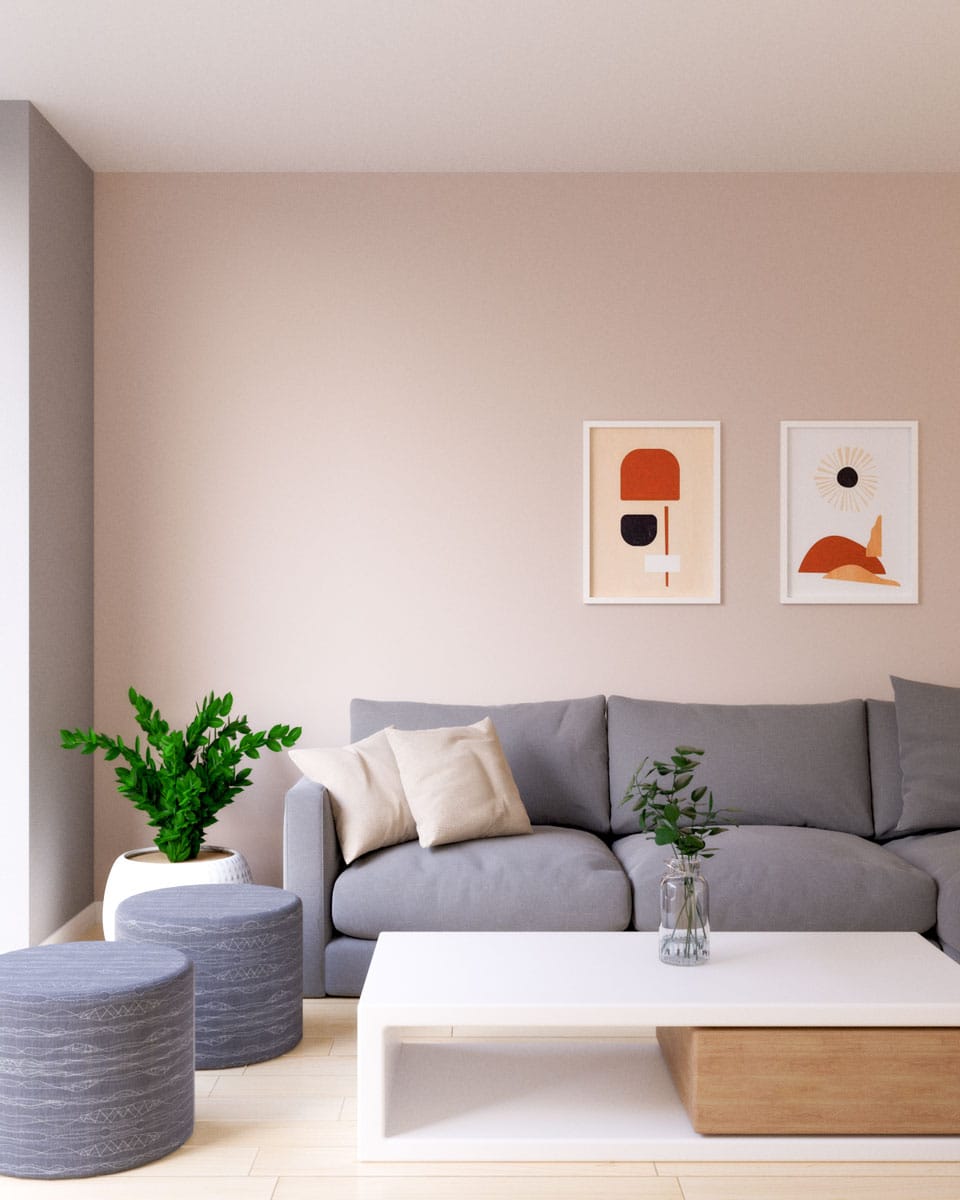 Modern Living Room Painting